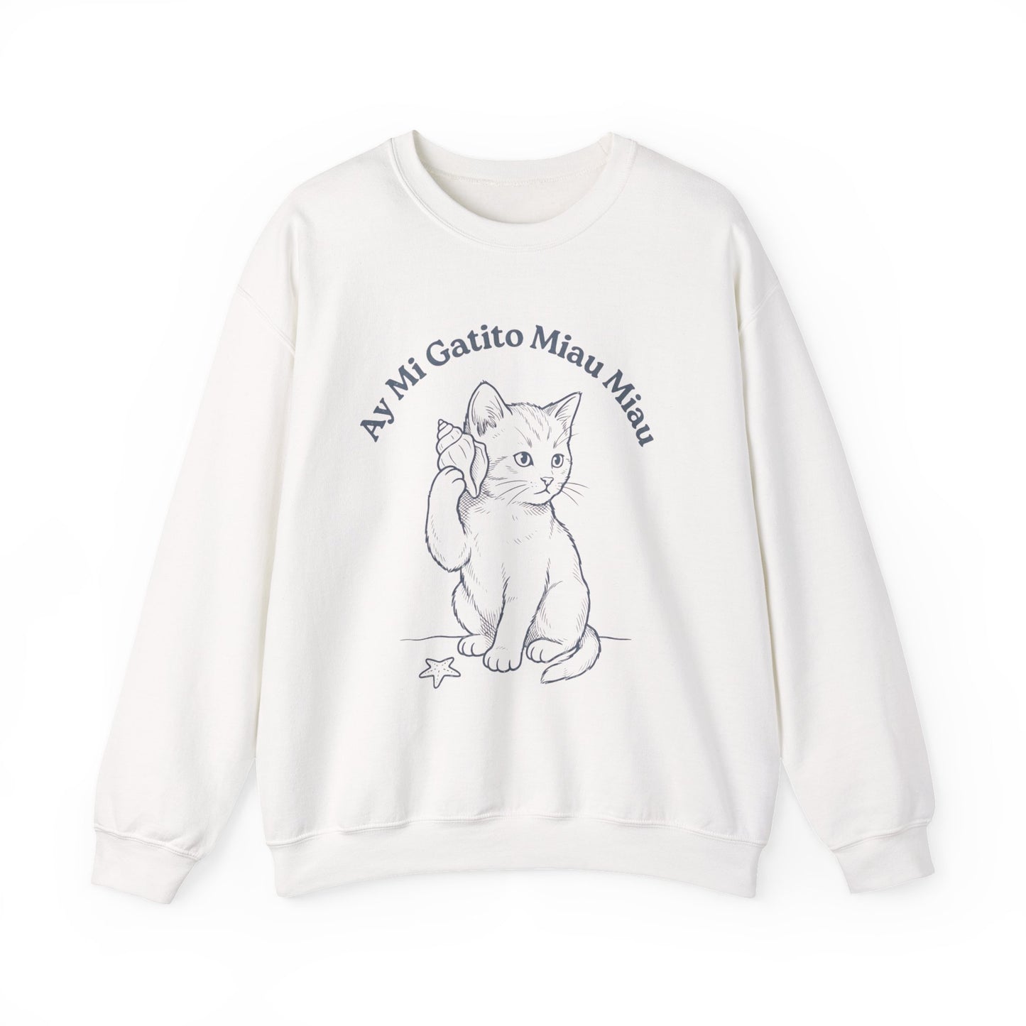 Rage Consumes Me kitten crewneck sweatshirt | vintage minimalist cat, ironic emotion