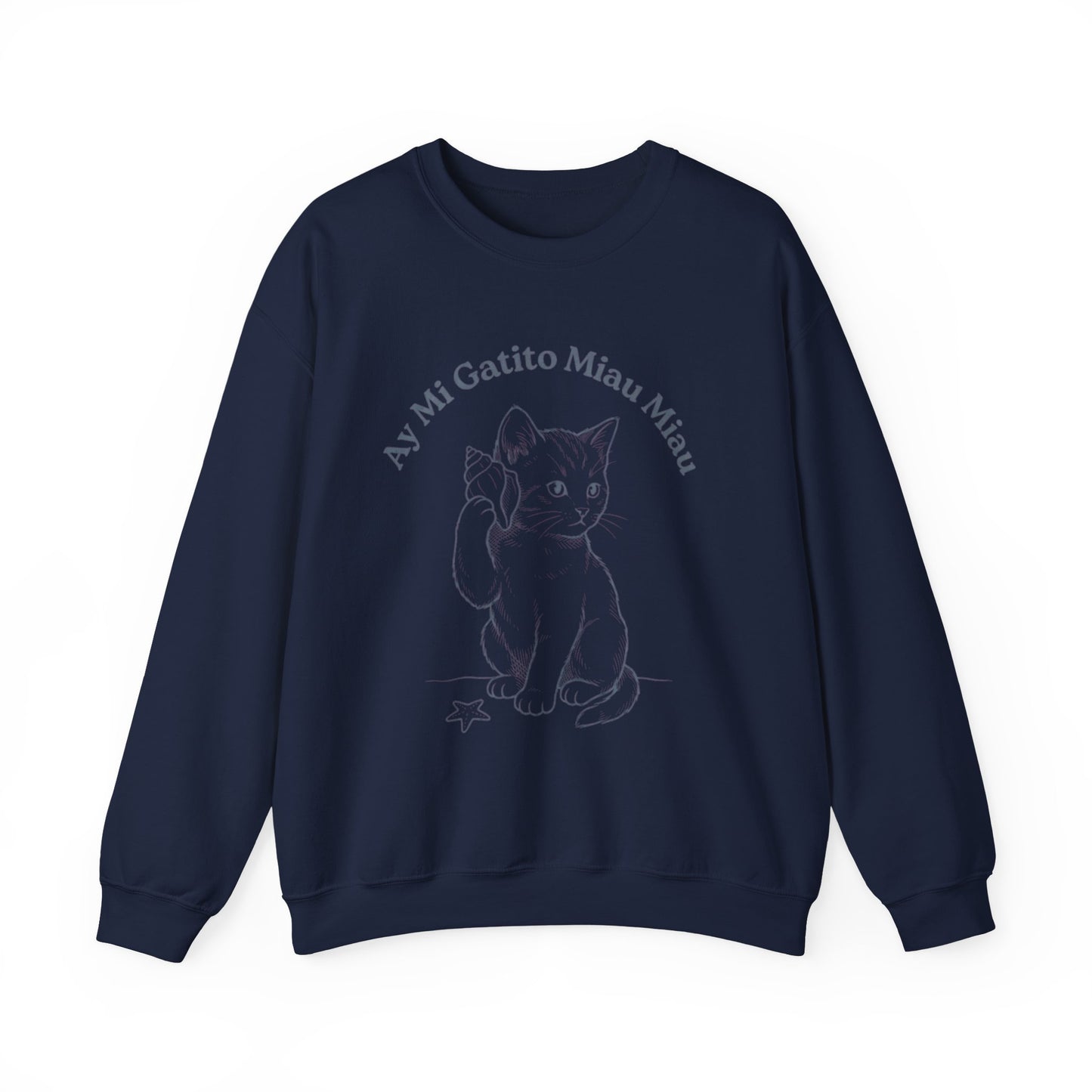 Rage Consumes Me kitten crewneck sweatshirt | vintage minimalist cat, ironic emotion